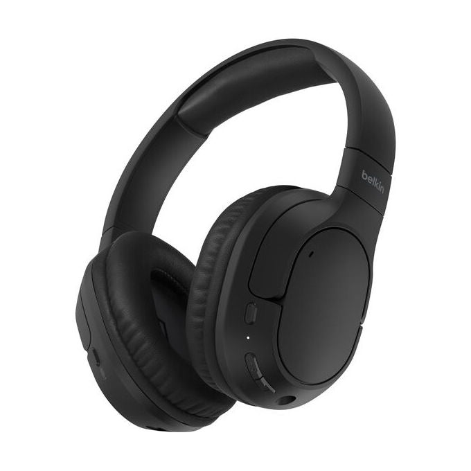 Belkin AUD009HQBK SoundForm Surround Cuffie Wireless Bluetooth 5.4 con USB-C e Jack 3.5 mm colore Nero