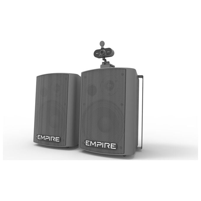 Empire AV.CONFW4 Sistema per Videoconferenza con Webcam e Microfoni Integrati 2 microfoni inclusi 1 fotocamera inclusa colore Nero