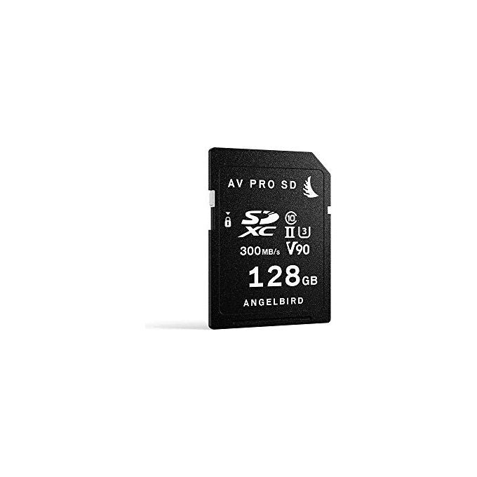 Angelbird 17105011128 AV PRO SD 128GB MK2 Scheda di Memoria SDXC UHS-II V90 300 MB-s colore Nero