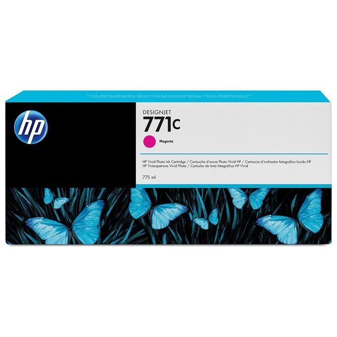 HP B6Y09A 771C Cartuccia d'inchiostro Originale 775 ml Magenta per DesignJet Z6200 Z6610 Z6810 colore Magenta