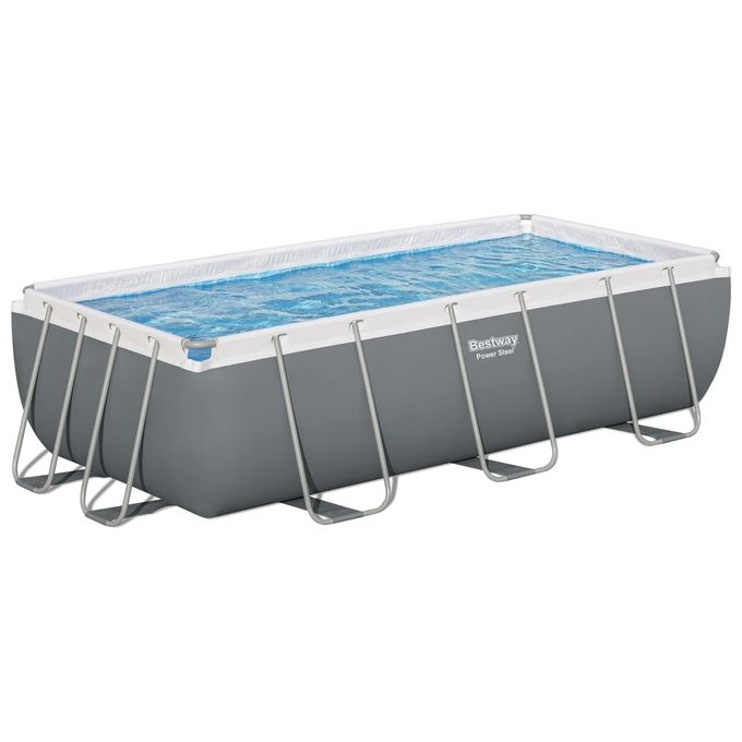 Bestway 56441 Piscina Steel Rettangolare Filtro 2D 404X201X100 cm