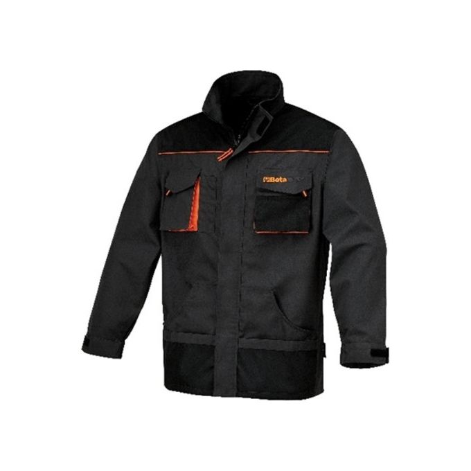 Beta 079090901 7909E Giacca da Lavoro in T C Canvas 260 g m² con Inserti in Oxford Taglia S colore Grigio