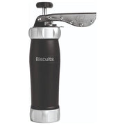 MARCATO BI-DES-NER Biscuits Design Pressa per Biscotti in Alluminio Anodizzato con 20 Forme Regolabile per Dimensione Biscotti colore Nero