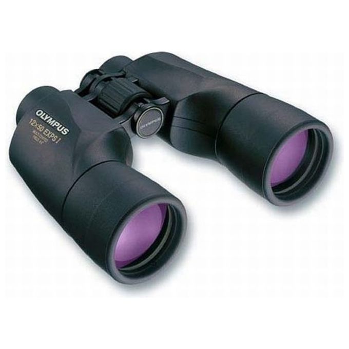 Olympus 12 X 50 EXPS I Binocolo Professionale 12x50 con Prismi BaK4 e Rivestimento Multistrato colore Nero