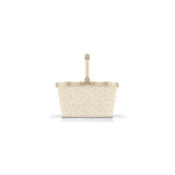 Reisenthel BK1043 Carrybag Cestino per shopping in Poliestere Fantasia Beige 22 L con Manico Singolo colore Beige