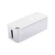 Bluelounge BLUCB-01-WH CableBox Organizzatore di Cavi Plastica Ignifuga con Passacavi Laterali colore Bianco
