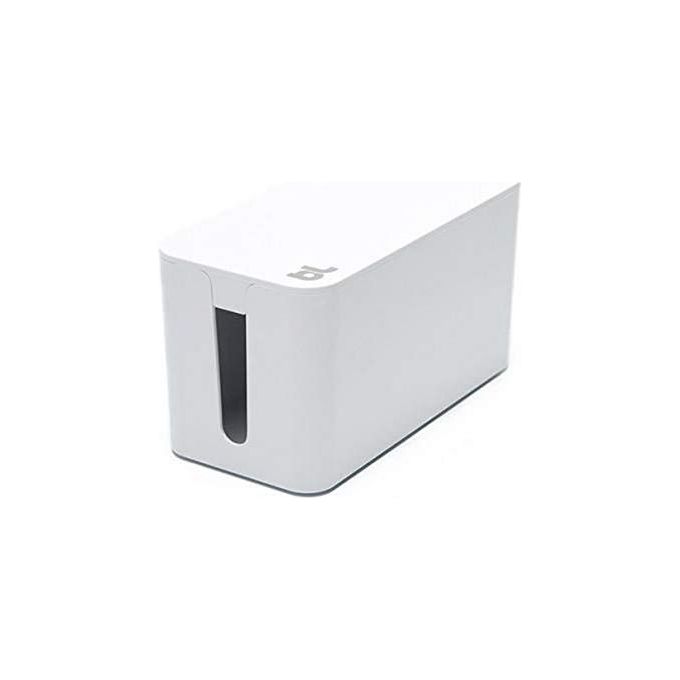 Bluelounge CBM-WH-EU CableBox Mini Scatola per Gestione Cavi con 4 Prese AC e Protezione da Sovratensioni colore Bianco