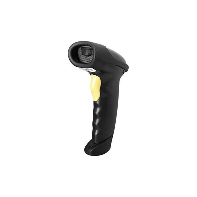 Mach Power USB-1D-2D-QRCODE Lettore di Codici a Barre USB Laser 1D 2D QR 200 scansioni al secondo IP54 colore Nero