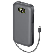 Belkin BPB040HQCH UltraCharge Pro Power Bank 27000 mAh 140 W con Display Integrato e Ricarica Rapida colore Grigio