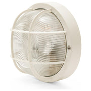 Velamp BUBBLE-B Applique Tonda da Esterno Attacco E27 60W IP44 Classe 2 colore Bianco