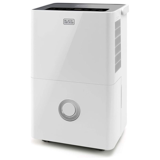 BLACK+DECKER ES9540010B BXDH20E Deumidificatore e purificatore d'aria 20 L-24h HEPA13 per ambienti fino a 40 m² 43 dB 400 W colore Bianco