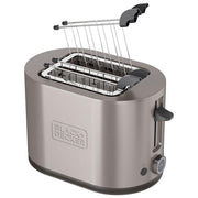 Black and Decker BXTOA901E Tostapane 2 Fette 900 W 7 Livelli Doratura Funzione Scongelamento colore Acciaio Inox