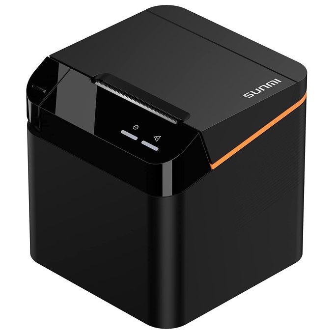 Sunmi C04000069 Stampante Termica POS per Cucina 80 mm Wi-Fi Bluetooth LAN USB IP52 colore Nero