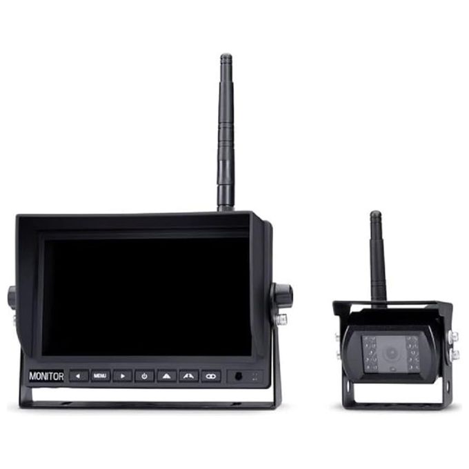 Midland C1512 Truck Guardian PRO Dash Cam Camion Wireless Monitor 7'' 4 Telecamere Full HD Visione Notturna SD 128GB colore Nero