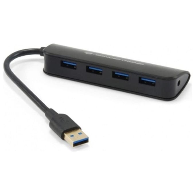 Conceptronic C4PUSB3 Hub USB 4 Porte USB 3.0 5 Gbps Plug and Play Bus-powered colore Nero