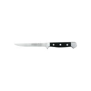 Güde 1703-13 Alpha Coltello da Disosso Flessibile Lama 13 cm in Acciaio al Cromo-Vanadio-Molibdeno Manico in Hostaform colore Nero