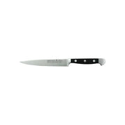 Güde 1765-16 Alpha Coltello da Cucina Universale Lama 16 cm Acciaio al Cromo-Molibdeno-Vanadio Manico POM Nero colore Nero