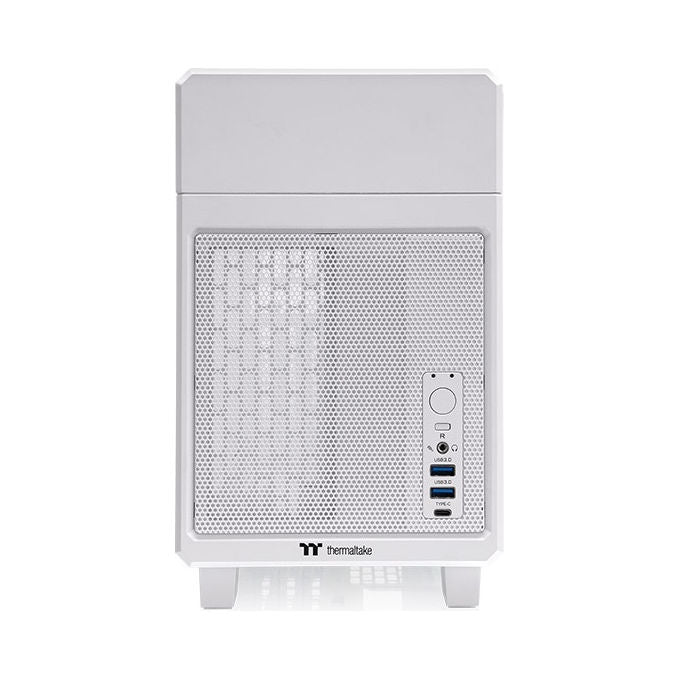 Thermaltake 4711475648357 TR100 Case Mini Tower Mini ITX Compatibilita' Scheda Madre 2 Vani 2.5'' 36 cm Lunghezza Massima Scheda Grafica colore Bianco