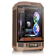 Thermaltake 4711475645738 The Tower 300 Case PC Micro Tower per schede madri micro ATX e Mini-ITX con supporto fino a 8 ventole da 120 140 mm e vetro temperato colore Sabbia