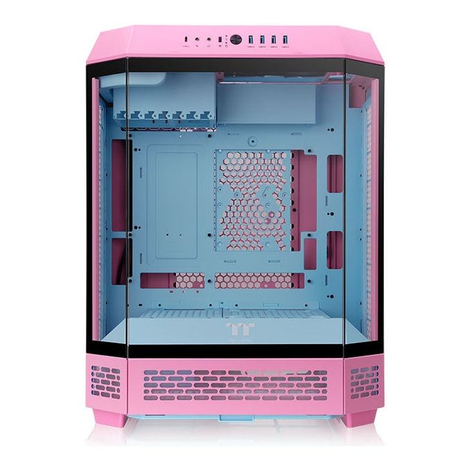 Thermaltake 4711475648579 The Tower 600 Chassis Tower ATX fucsia con vetro temperato colore Fucsia