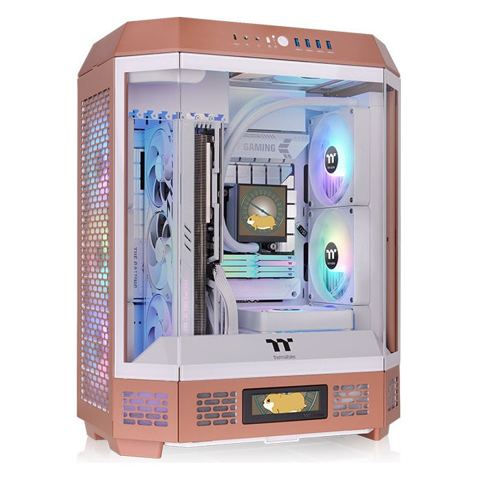 Thermaltake CA-1Z1-00MUWN-00 The Tower 600 Midi Tower ATX Micro ATX Mini-ITX Vetro Temperato 7 Slot Espansivi 420x286 4x550 mm colore Moca