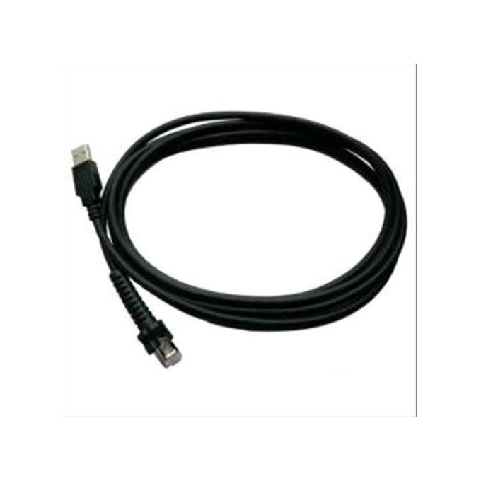Datalogic CAB-438 Cavo USB Diritto per PowerScan 7100 8000 Lunghezza 1,95 m colore Nero