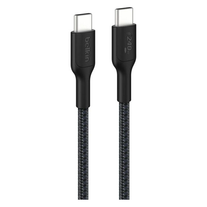 Belkin CAB025HQ2MBK BoostCharge Pro Cavo USB C 240 W 2 m colore Nero