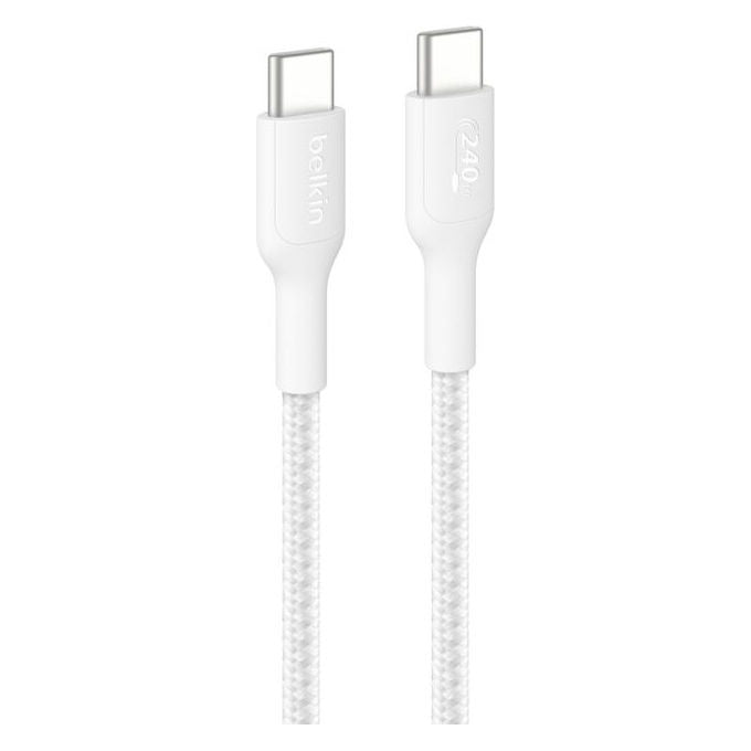 Belkin CAB025HQ2MWH BoostCharge Pro Cavo USB C 240 W 2 m colore Bianco