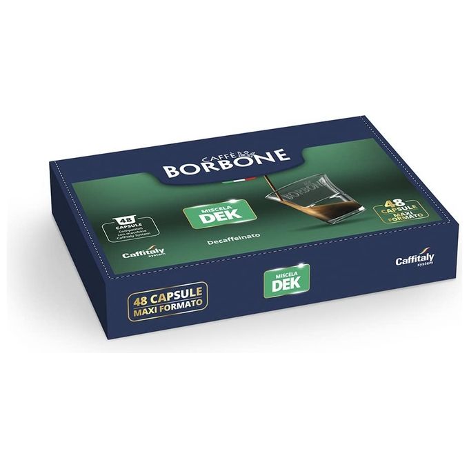 Borbone 48 Pezzi Dek Sacchetto 48 Capsule Compatibili Caffitaly