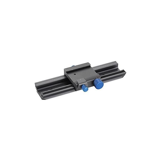Novoflex 676188 Castel QP Slitta di Messa a Fuoco per Macro e Stereo Compatibile ARCA-UniQ-C Corsa 140 mm Peso 412 g colore Nero