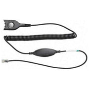 EPOS 504149 CAVA 31 Cavo Spiralato per Telefoni Avaya Serie 1600 e 9600 connettore EasyDisconnect e RJ9 colore Nero