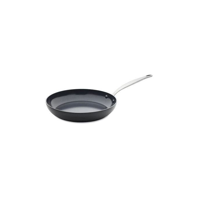 GreenPan CC005323-001 Barcelona Pro Padella Multiuso in Alluminio con Rivestimento Antiaderente in Ceramica Thermolon Infinity Forno fino a 200°C Adatta per Induzione Lavabile in Lavastoviglie colore Nero