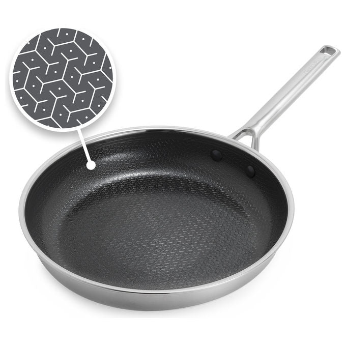 GreenPan CC010196001 APEX Padella ceramica antiaderente 28 cm senza PFAS induzione forno 220 °C colore Nero Opaco