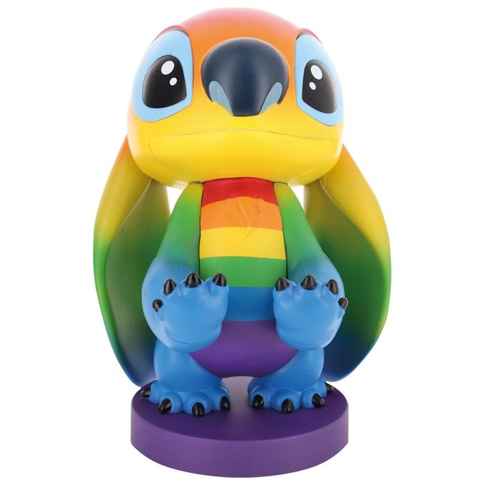 Cable Guys CGCRDS400549 Rainbow Stitch Supporto Controller e Telefono Lilo e Stitch Disney PVC 20 cm colore Multicolore