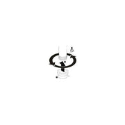 ITB Chief Threaded End Cap Accessorio per Montaggio di Schermo Piatto