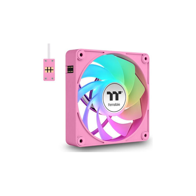 Thermaltake CT120EXREVERSE Ventola per Case ARGB Sync 120 mm 500-2000 rpm 31,2 dB colore Rosa