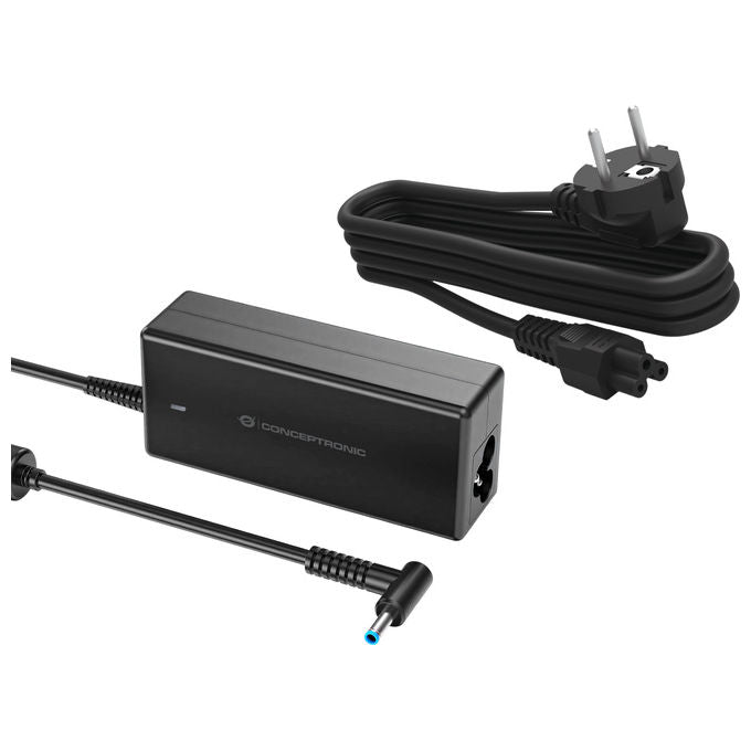 Conceptronic CONCEPTRONIC-HP-4.5X3.0 Caricatore a 1 porta per HP con connettore da 4.5 x 3.0 mm 19V 65W colore Nero
