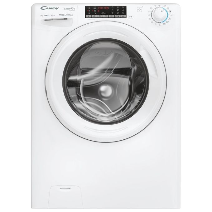 Candy CSO 496TWM6-1-S Smart Pro Inverter Lavatrice Frontale 9 Kg 1400 rpm Classe A Wi-Fi Vapore 16 Programmi (85x60x53 cm) colore Bianco