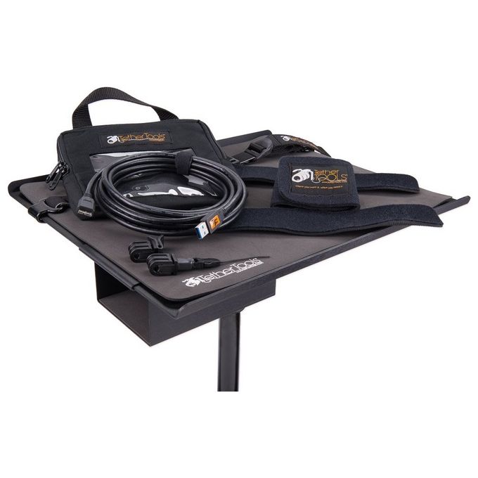 Tether Tools PRTK53 TetherBoost Pro Cavo USB-C a Micro-B 9,4 m con Sistema di Alimentazione Integrato colore Arancione
