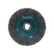 Makita D-39849 Spazzola Conica 115mm Attacco M14 Filo Acciaio Ondulato 0,3mm 12500 rpm
