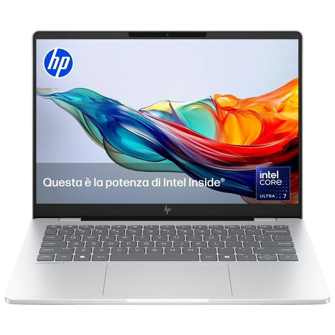 HP D8ZU4EA OmniBook 7 Notebook Intel Core Ultra 7 16GB 1TB SSD 14 Argento