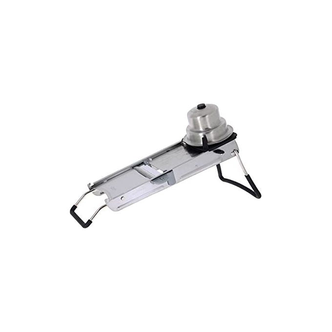 DE BUYER 2012.01 Revolution Mandolina da Cucina in Acciaio Inox con Sistema per Taglio a Cubetti e Rombi colore Grigio
