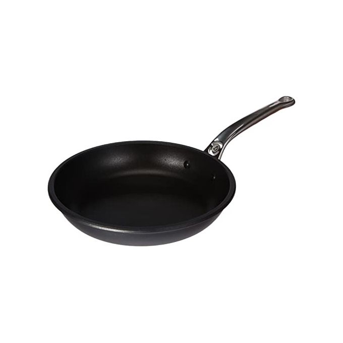 DE BUYER 830024 Choc Extreme Padella antiaderente diametro 24 cm fondo spesso 7 mm compatibile induzione colore Nero