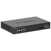 D-Link switch smart managed gigabit DGS-1530-10-E 8 porte Gigabit 2 porte SFP+ 10G Layer 2 rack e desktop colore nero