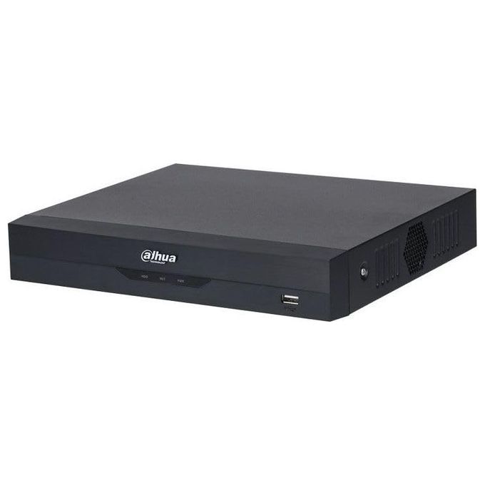 Dahua NVR5208-8P-EI WizSense NVR IP AI 8 canali 8 porte PoE 32 MP Smart H.265 HDMI VGA 2 slot SATA colore Nero