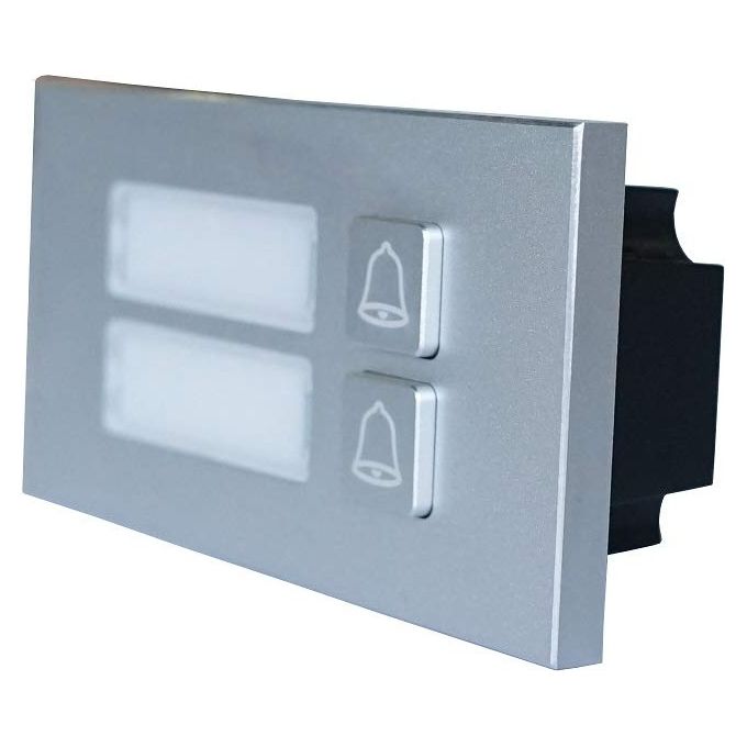 Dahua DHI-VTO4202F-MB5 Modulo 5 Pulsanti di Chiamata per Videocitofono Serie VTO4202F-X IP65 IK07 colore Argento