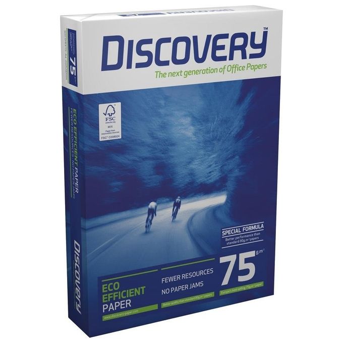 NAVIGATOR DIS0750050 Discovery Carta per Fotocopie A3 75 g-mq 5 x 500 fogli colore Bianco