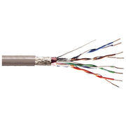 Digitus Cavo Flessibile S-Ftp Cat 5E- 4 Coppie 8 Poli Doppia Schermatura Awg 26-7 Matassa Mt.100