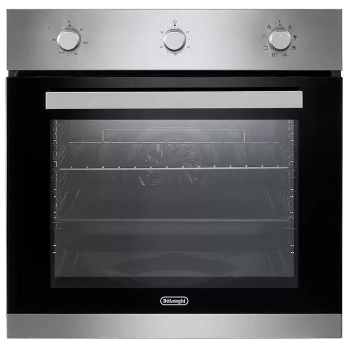De'Longhi DLM8LX Design Forno da incasso Elettrico Multifunzione 70 L Classe A 8 Funzioni Grill colore Nero e Inox