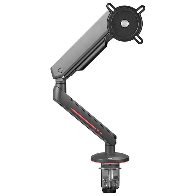 One For All DM8110 Supporto Monitor Universale Regolabile con Illuminazione RGB 13 43 Pollici Fino a 14 Kg colore Nero